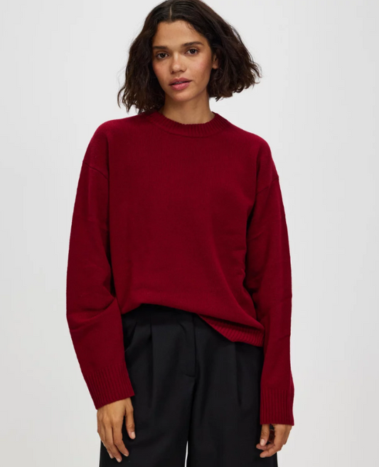 Assembly Label Iris Knit Syrah