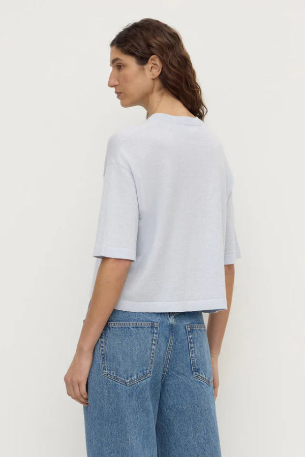 Kensy Cotton Cashmere Tee Powder Blue