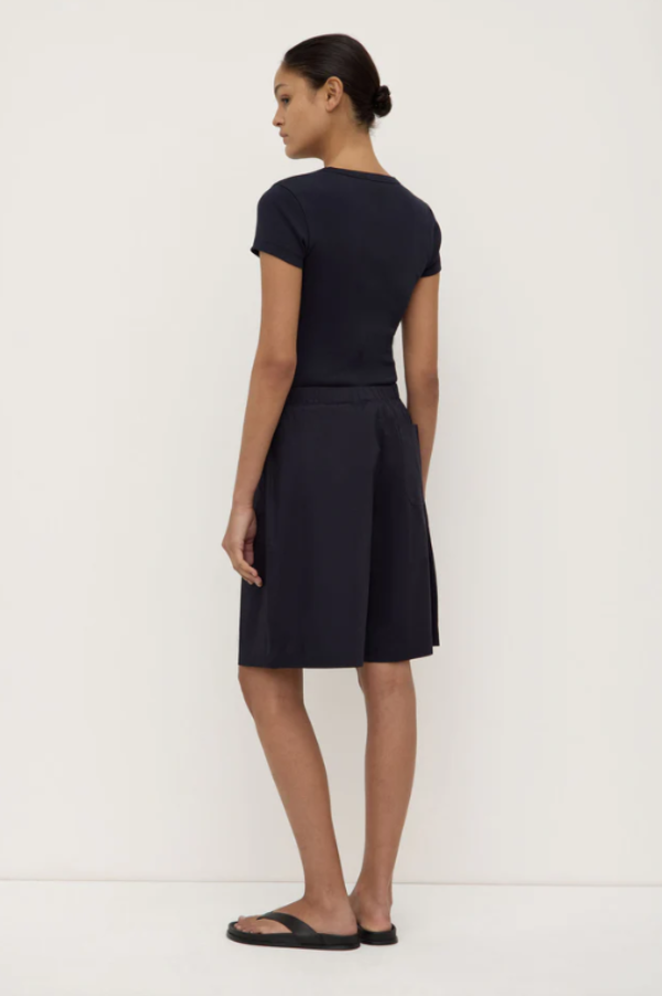 Linley Rib Tee Black