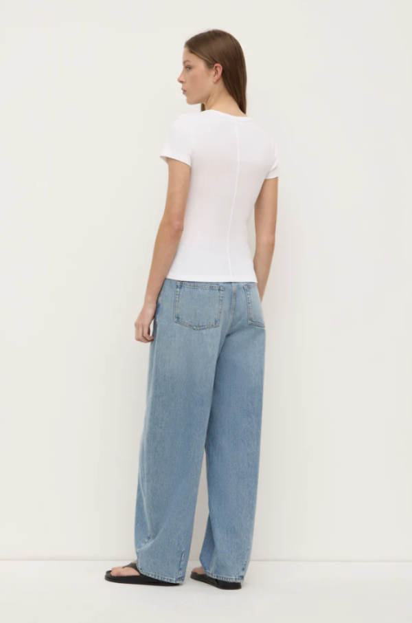 Linley Rib Tee White