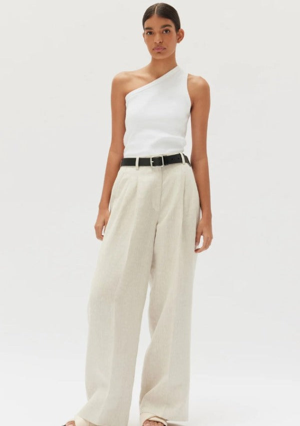 Assembly Label Maeve Linen Pant Oat