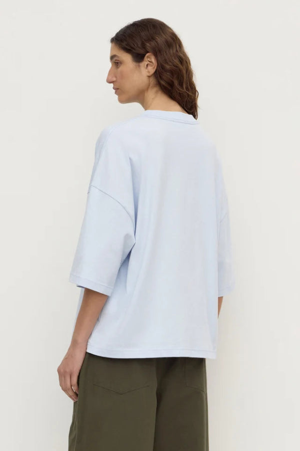 Max Cotton Oversize Tee Powder Blue