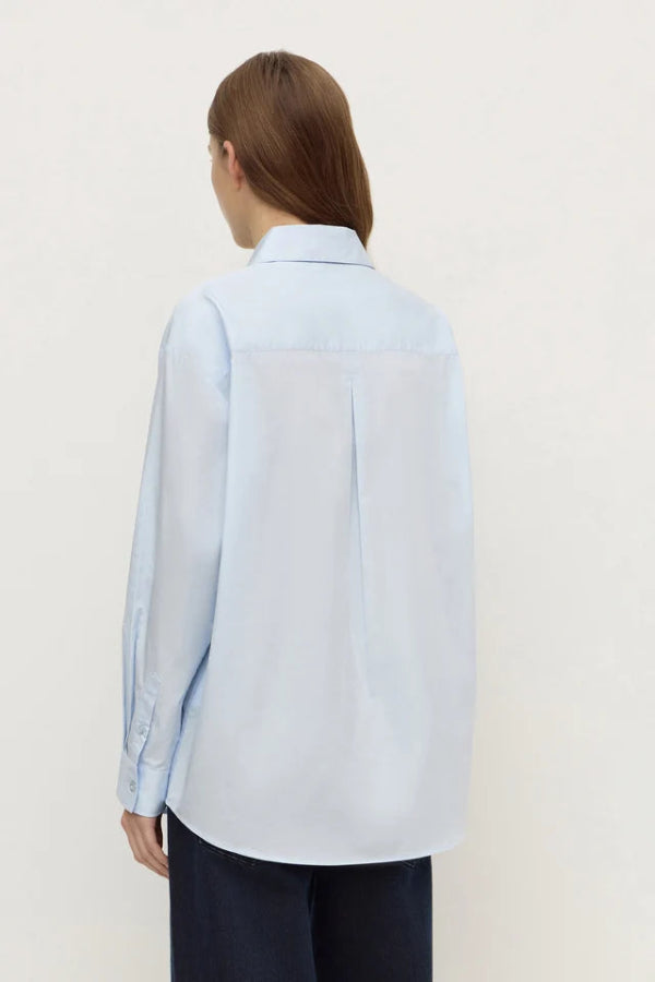 Micha Poplin LS Shirt Powder Blue