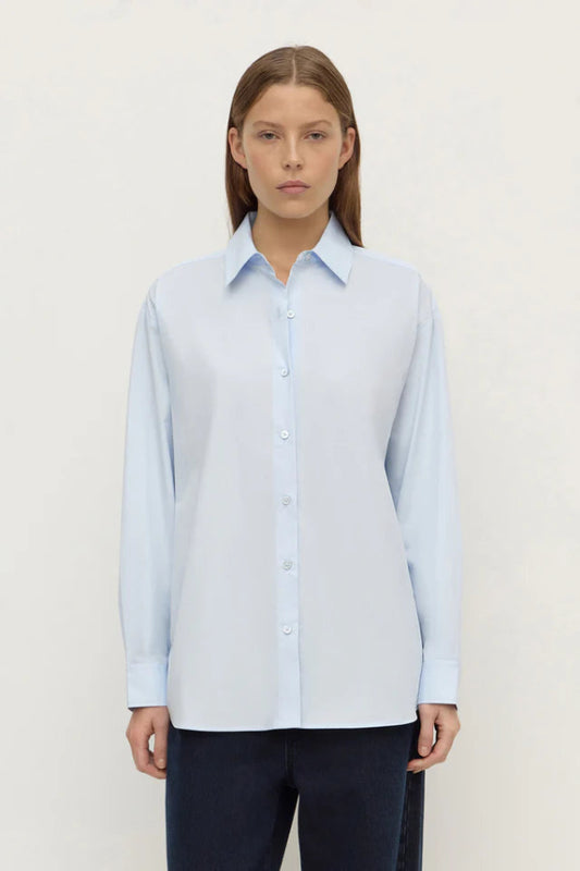 Micha Poplin L/S Shirt Powder Blue