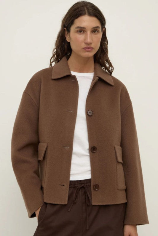 Mya Wool Jacket Milk Choc