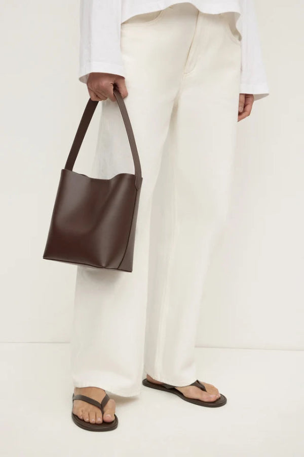Nova Mini Bucket Bag Walnut