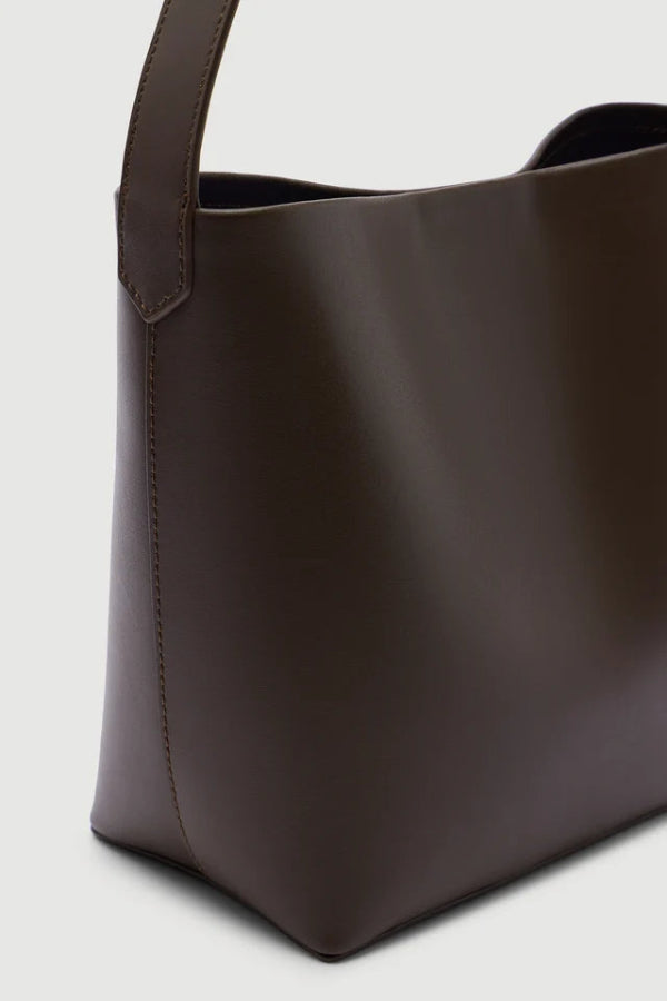 Nova Mini Bucket Bag Walnut