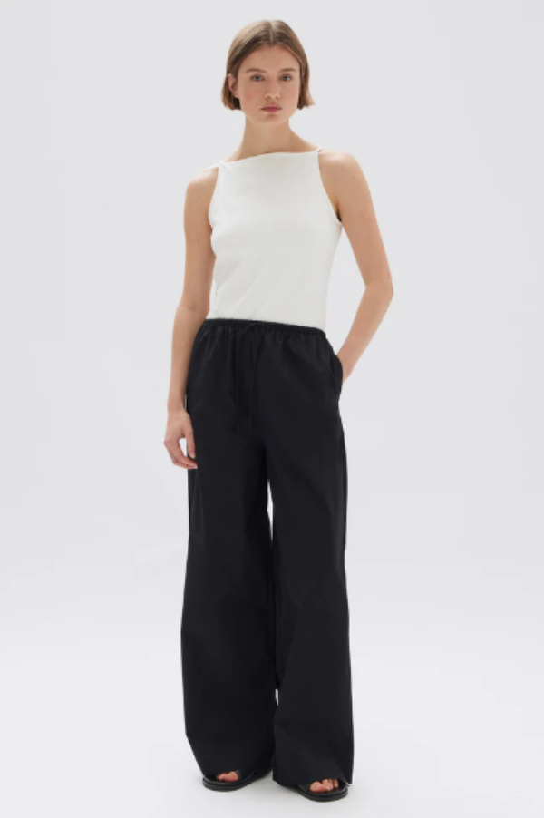 Assembly Label Philipa Poplin Pant Black