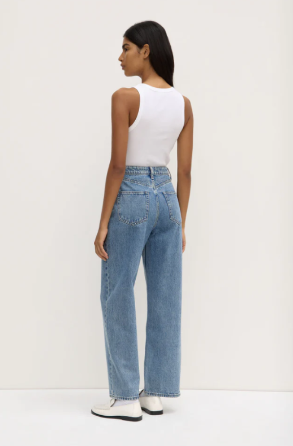 Robyn Scoop Neck Rib Tank White