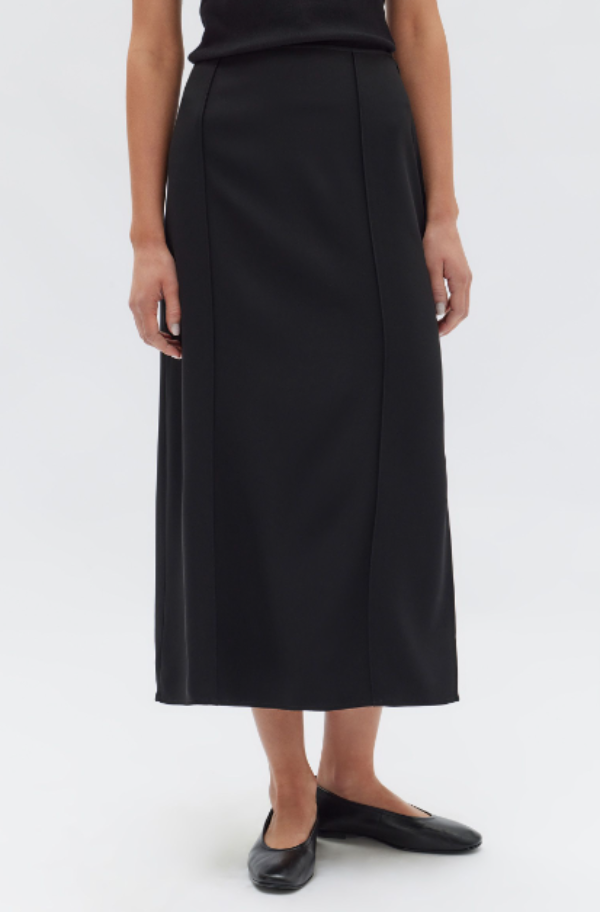 Assembly Label Sabine Crepe Skirt Black