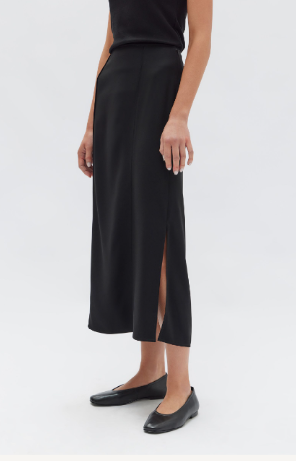 Assembly Label Sabine Crepe Skirt Black