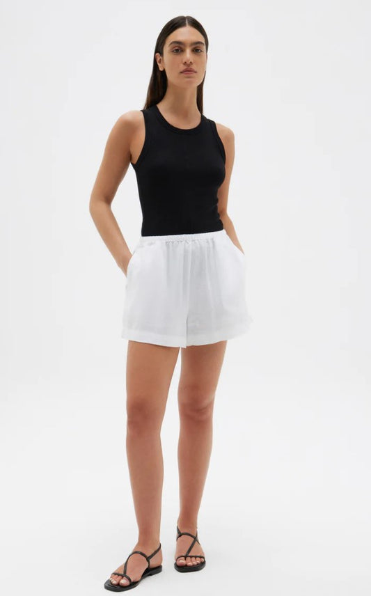 Stella Linen Short White