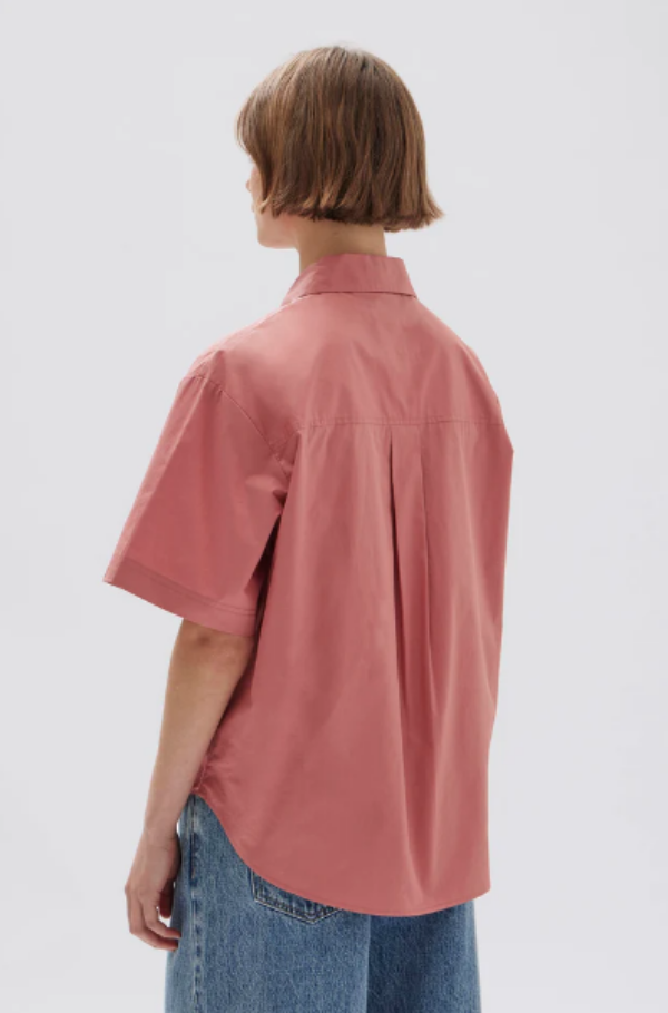 Assembly Label Tala Poplin Short Sleeve Shirt Lotus