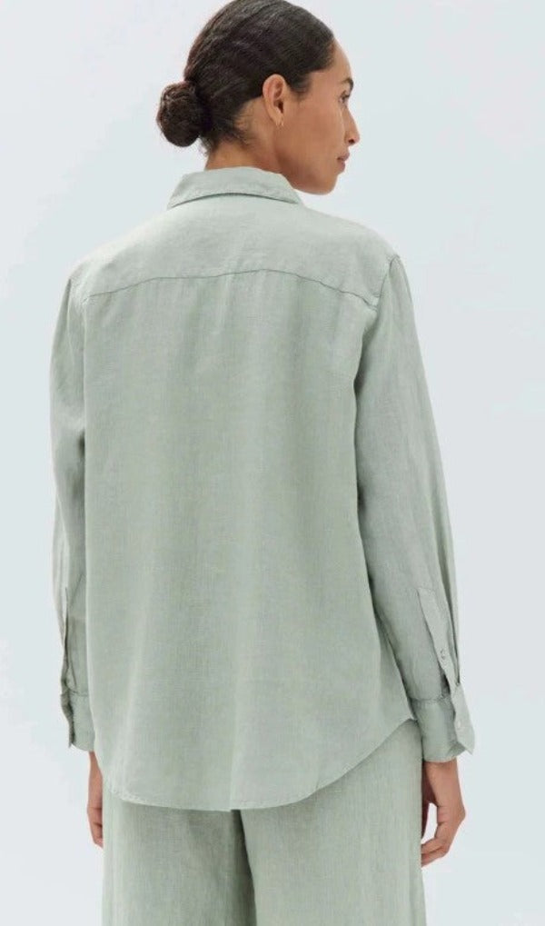 Assembly Label Xander Long Sleeve Shirt Nettle