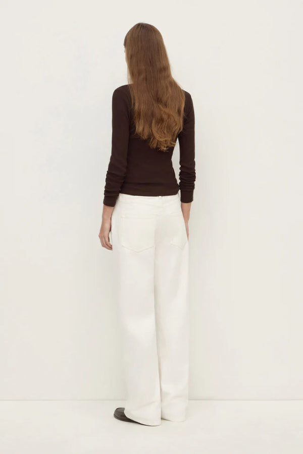 Low Curve Mid Rise Jean Vintage White