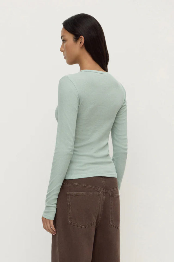 Zali Long Sleeve Tee Mint