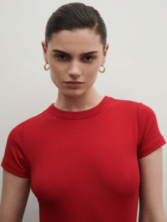 Organic Baby Tee Cherry