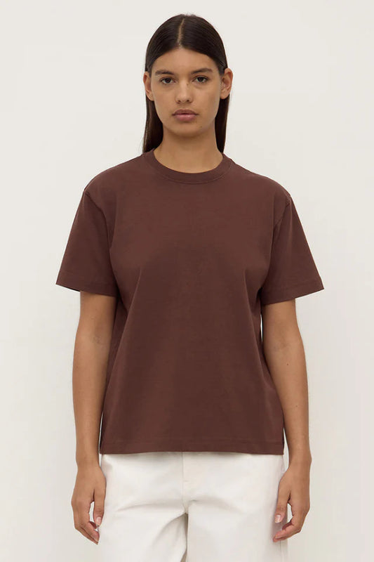 Womens Organic Base Tee Espresso