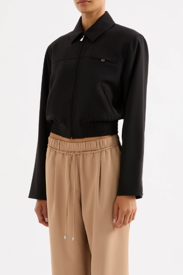 Bedford Cropped Jacket Black