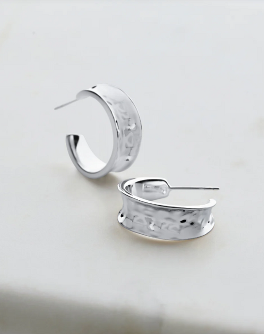 Bianca Mini Hoops Silver 