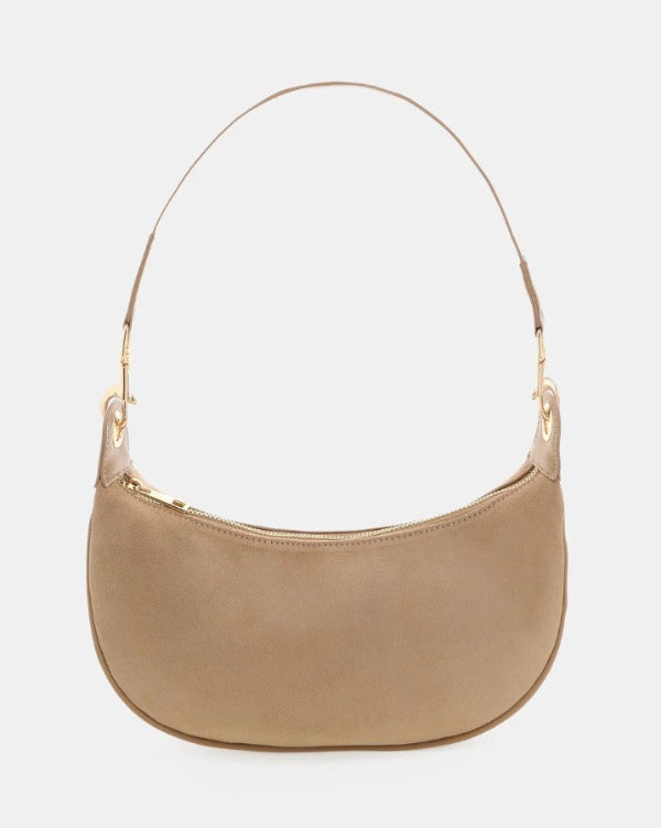 Celeste Shoulder Bag Cumin Suede