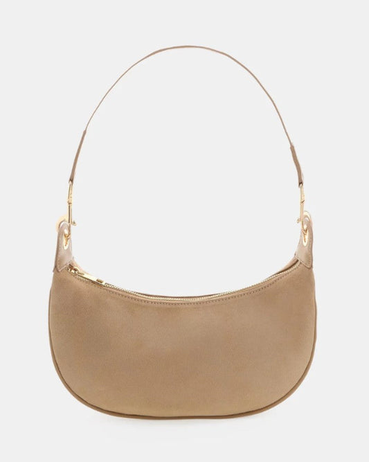 Celeste Shoulder Bag Cumin Suede