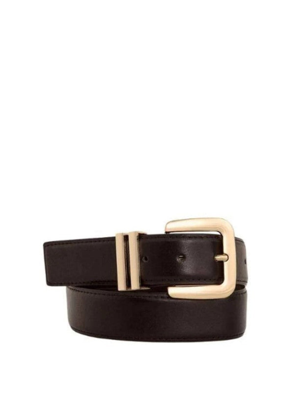 Dahlia Belt Dark Cacao Gold