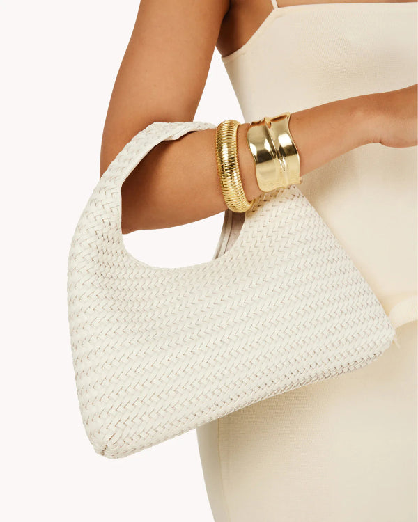 Eliana Handle Bag White