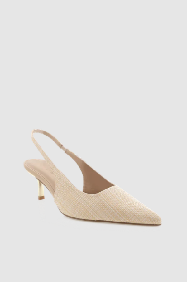 Gemima Natural Raffia Gold