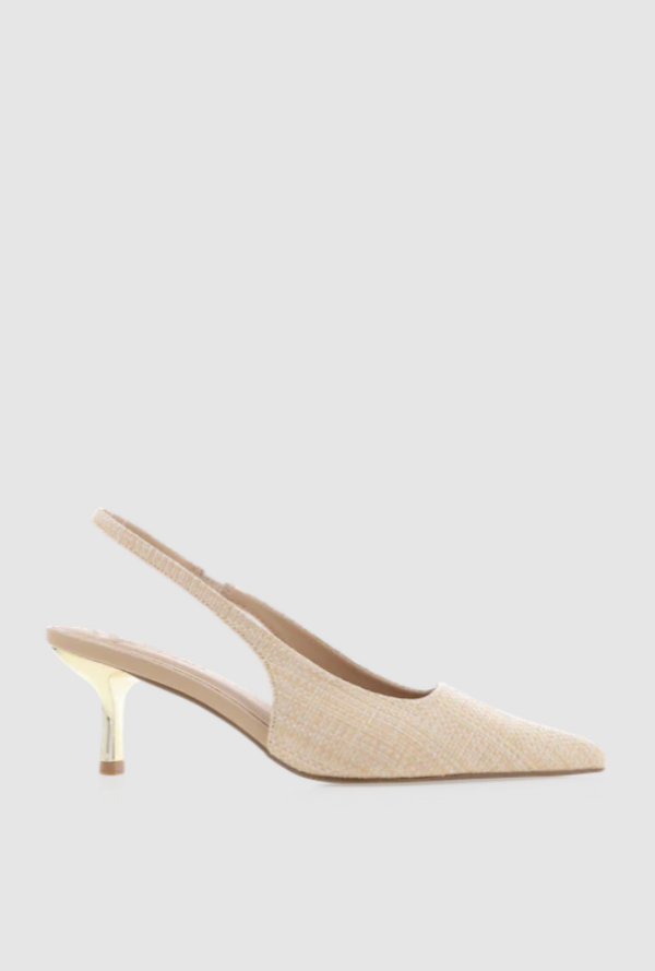 Gemima Natural Raffia Gold