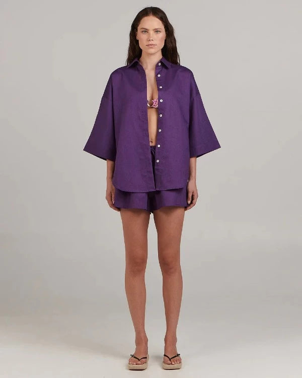 Harlow Shirt Deep Purple