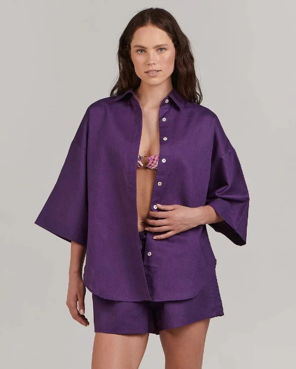 Harlow Shirt Deep Purple