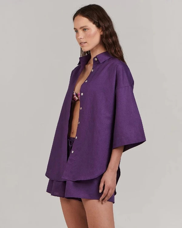 Harlow Shirt Deep Purple