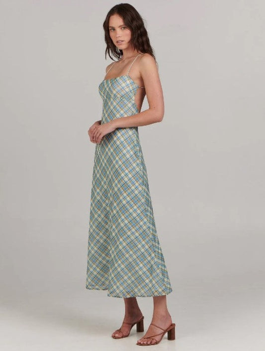 Charlie Holiday Evelyn Maxi Dress Picnic Check