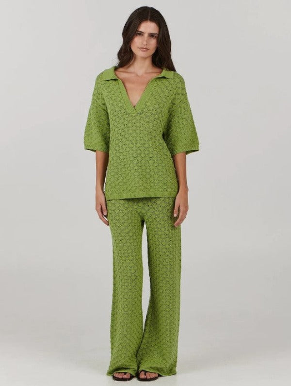 Charlie Holiday Skylar Pant Lime