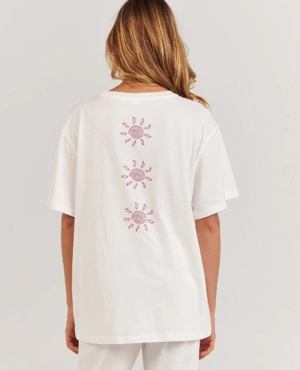 Charlie Holiday Swirl Sun Boyfriend T-shirt