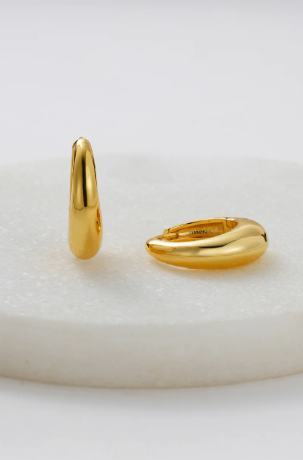Cleo Hoop Medium Gold 