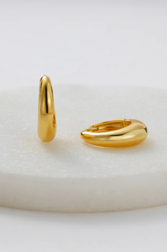 Cleo Hoop Medium Gold 