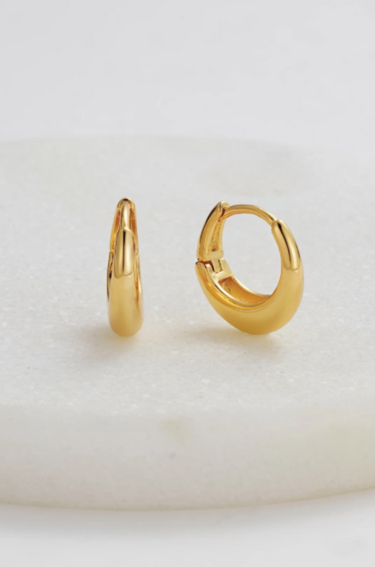 Cleo Hoop Small Gold 