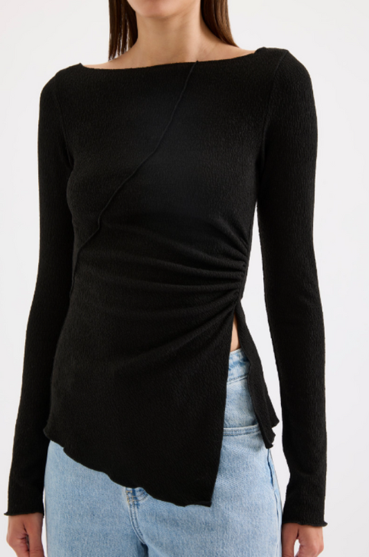 Cora LS Top Black
