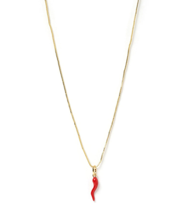 Cornicello Red Charm Necklace