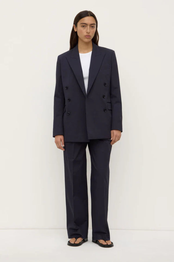 Ellen Double Breasted Blazer True Navy