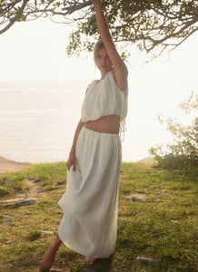 Esmaee Amalfi Skirt White