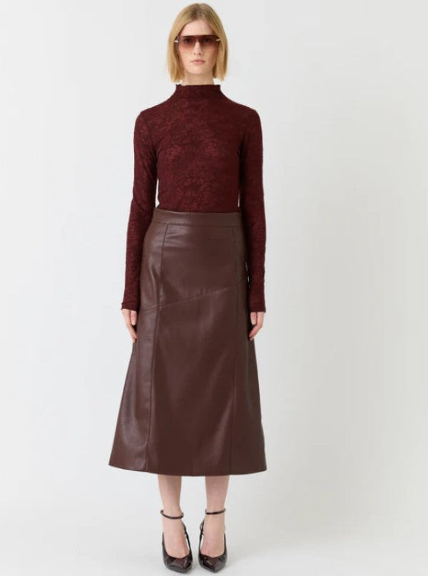 Clea Midi Skirt Mulberry
