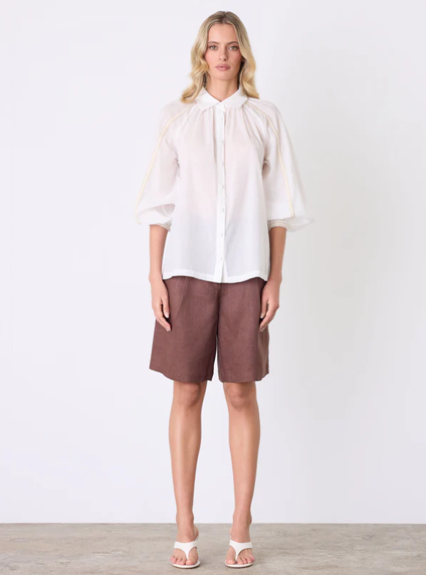 Coastline Blouse Ivory
