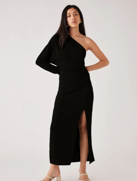 Esmaee Elodie Midi Dress Black