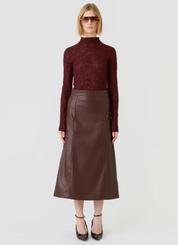Fallow Lace Top Mulberry