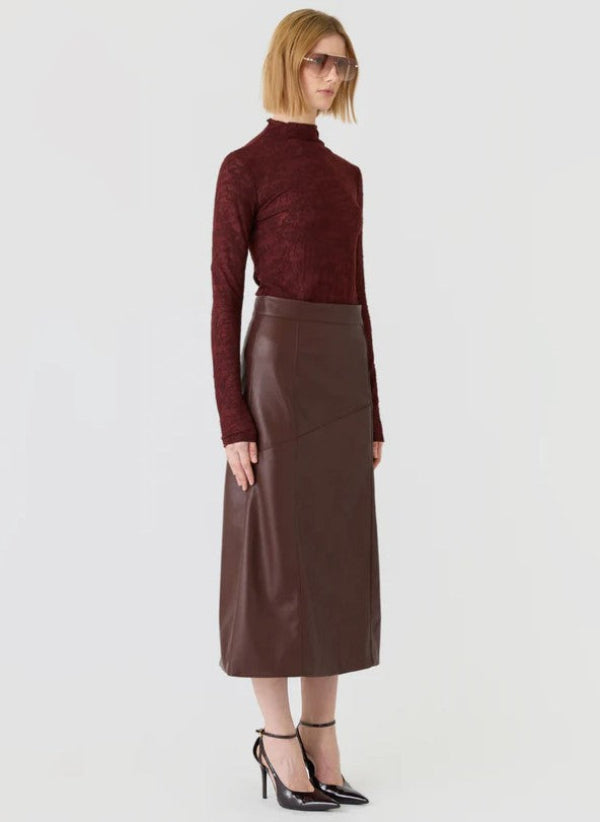 Fallow Lace Top Mulberry