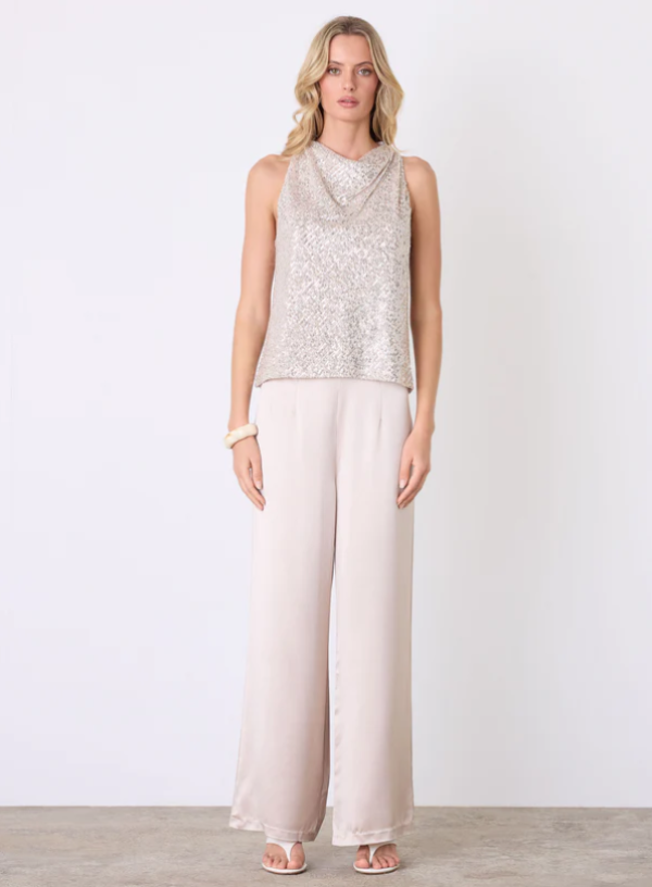 Lunar Top Gold Sequin