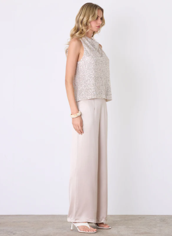 Lunar Top Gold Sequin